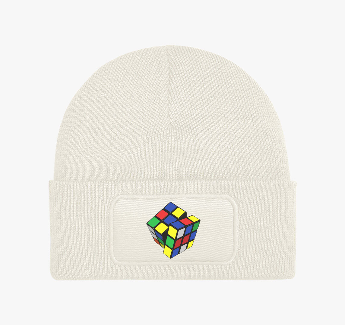Rubik kockás téli sapka