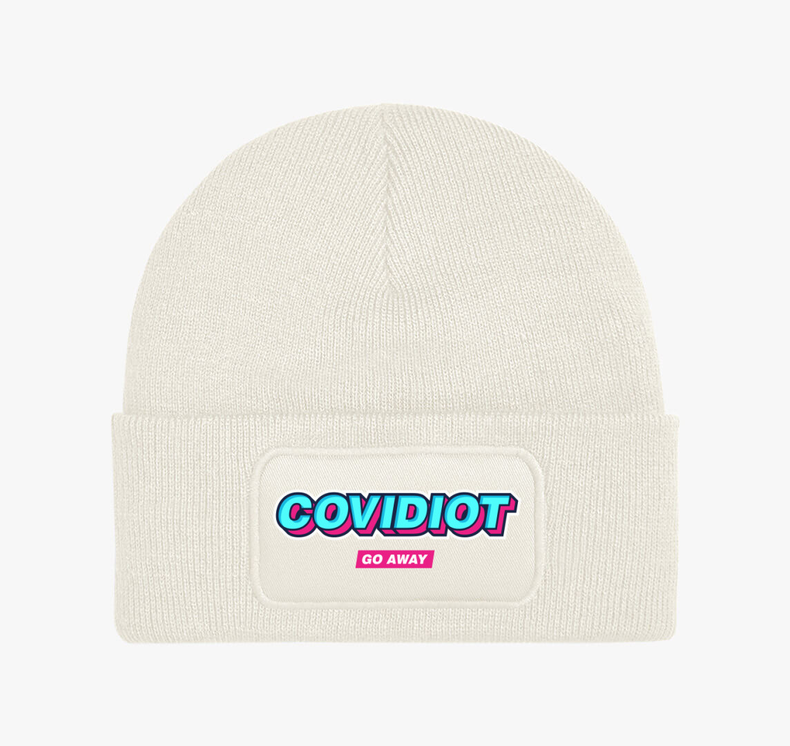 Covidiot téli sapka — Fehér