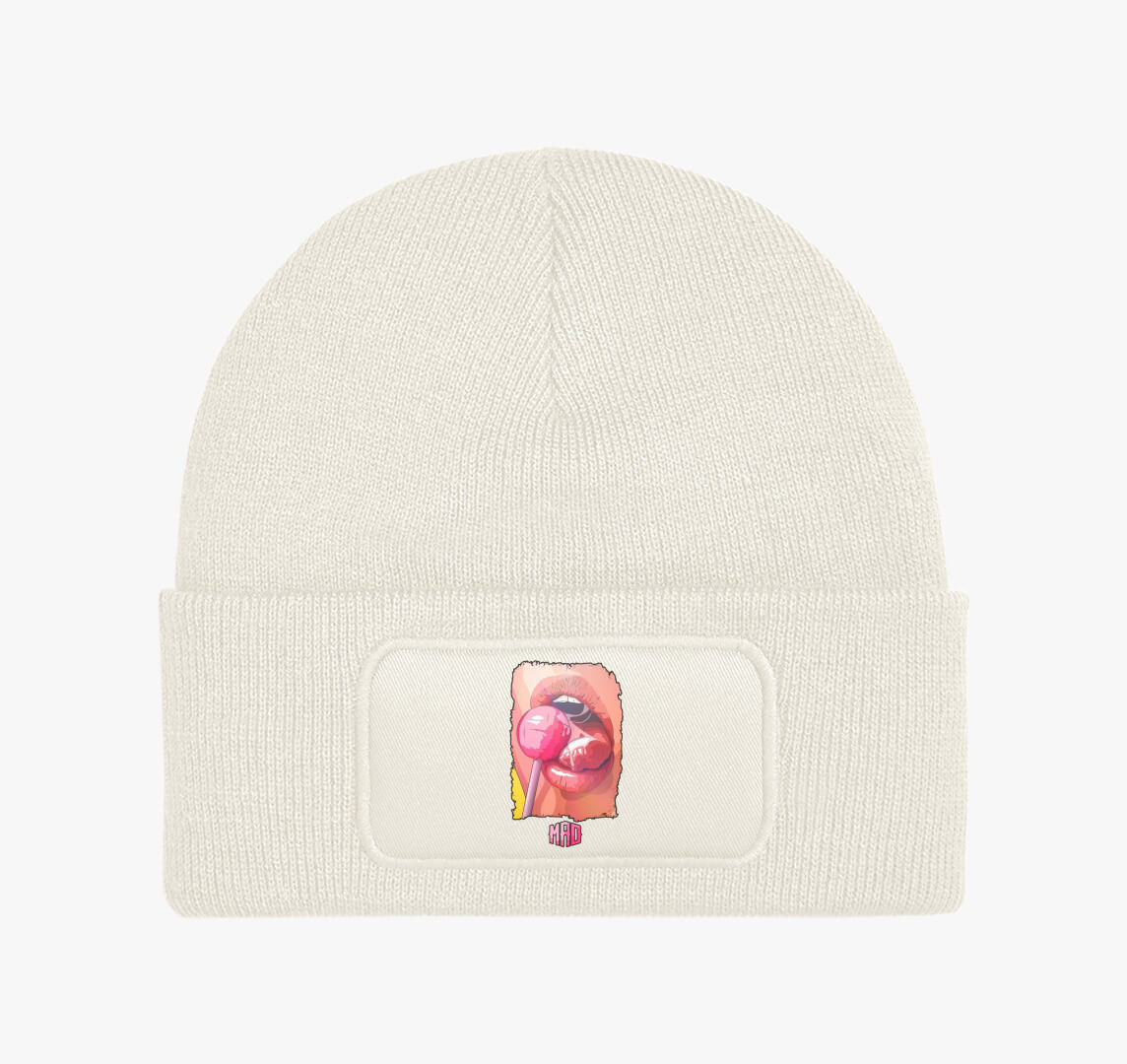 Lollipop téli sapka — Fehér