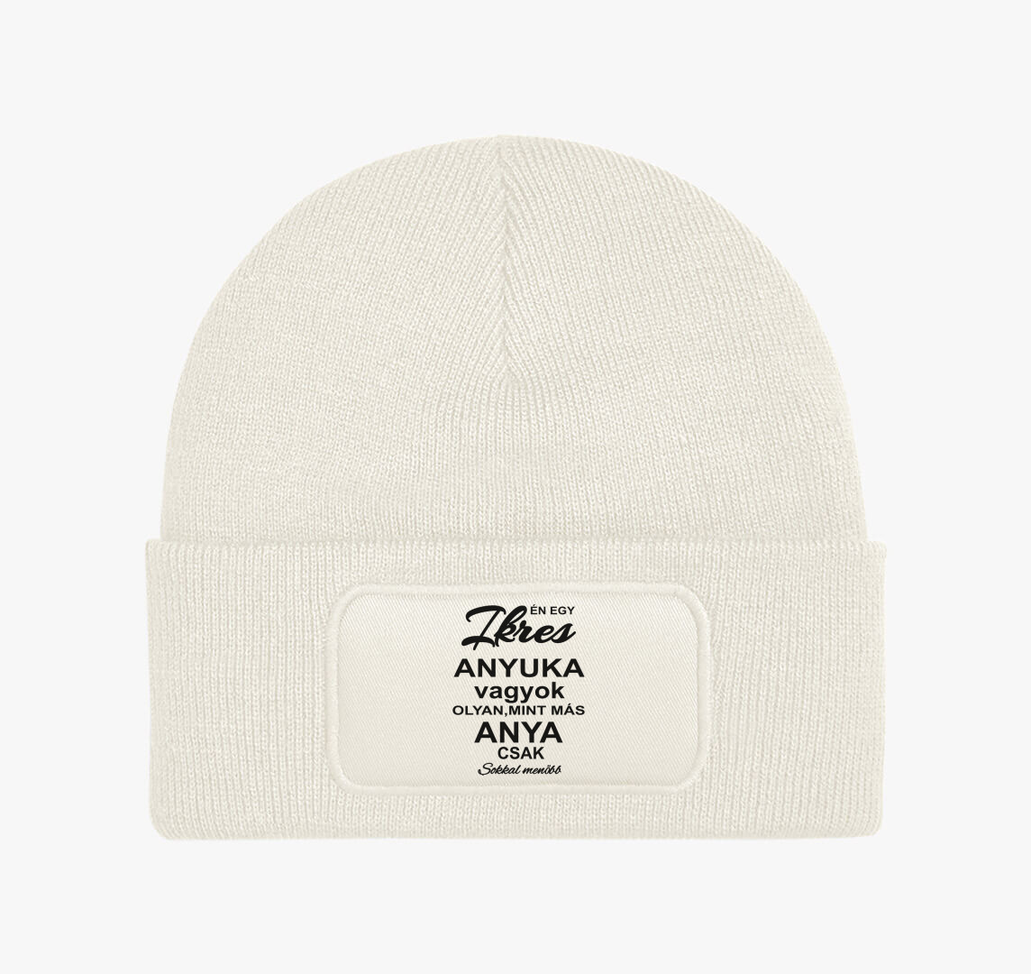 Ikres anyuka téli sapka — Fehér