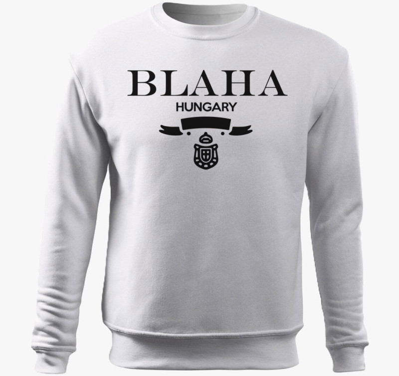 Blaha hungary belebújós pulóver — Fehér