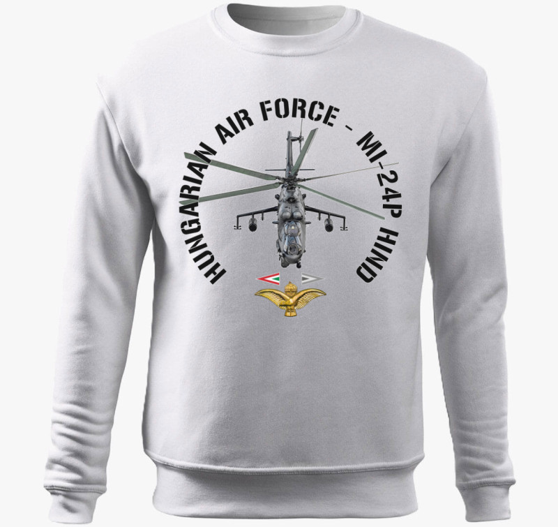 Mi-24P ring belebújós pulóver — Fehér