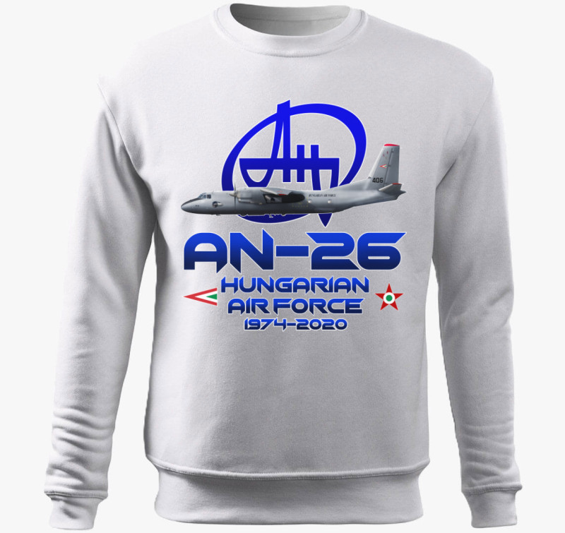 An-26 Curl belebújós pulóver — Fehér