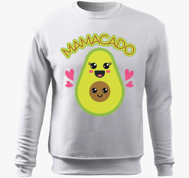 Mamacado belebújós pulóver — Fehér