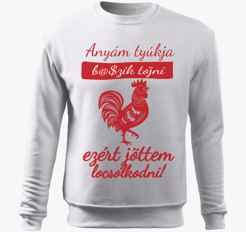 Anyám tyúkja belebújós pulóver — Fehér