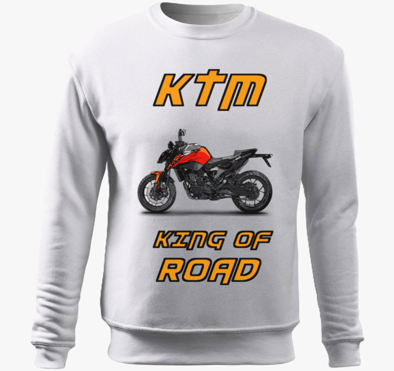 KTM belebújós pulóver — Fehér