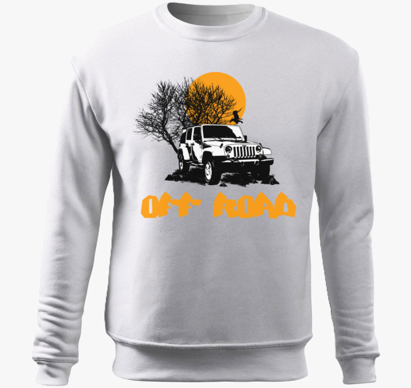 Off Road belebújós pulóver — Fehér