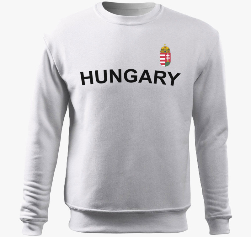 Hungary belebújós pulóver — Fehér
