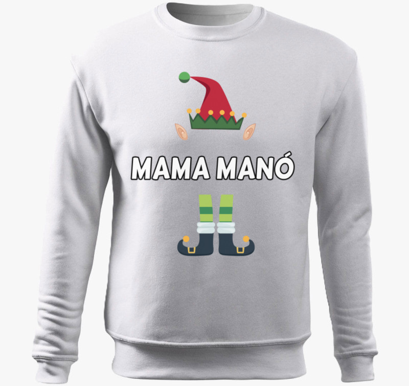 Mama manó 2 belebújós pulóver — Fehér