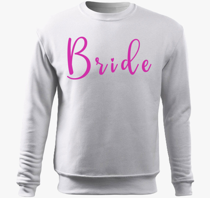 Bride pink szivecske belebújós pulóver — Fehér