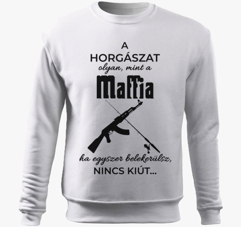 A horgászat olyan, mint a maffia belebújós pulóver — Fehér