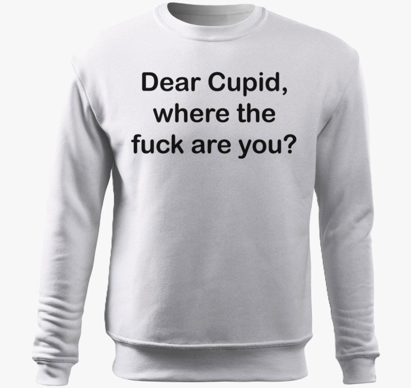Dear Cupid belebújós pulóver — Fehér