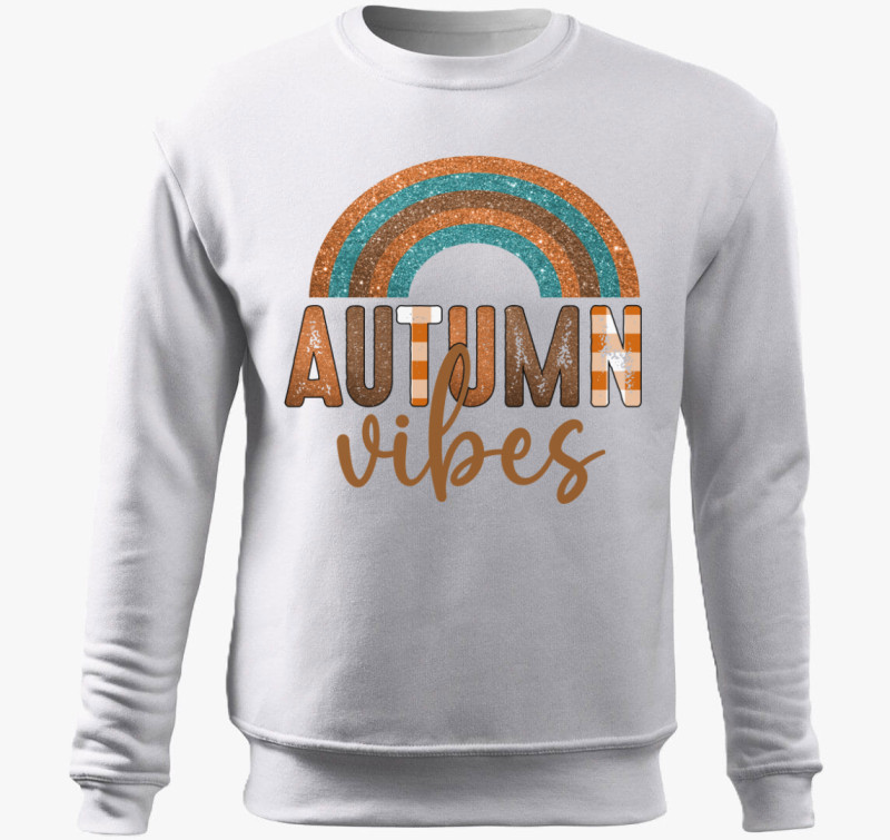 Autumnvibes belebújós pulóver — Fehér