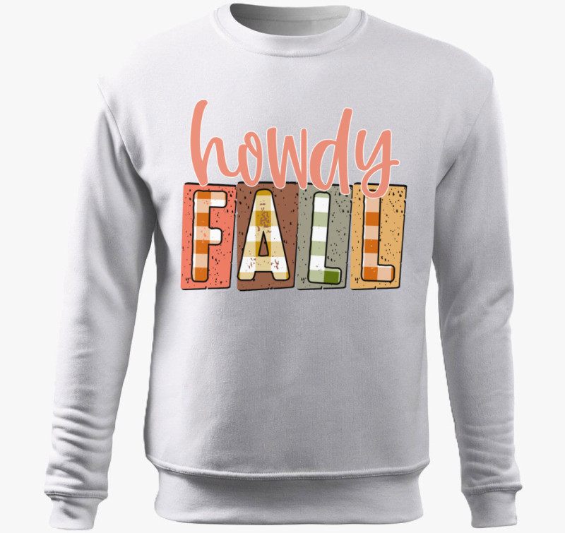Howdy Fall belebújós pulóver — Fehér