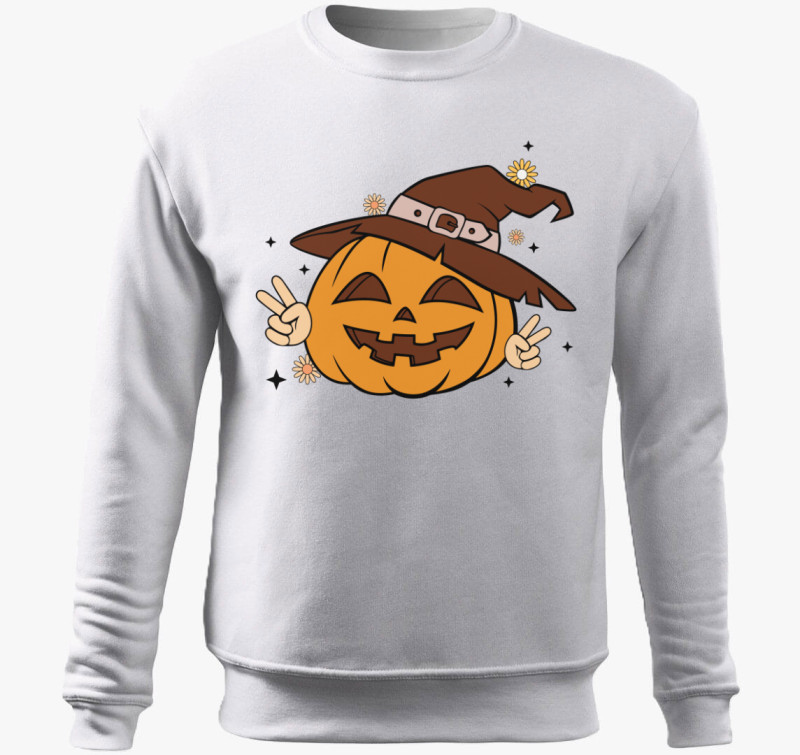Howdy Pumpkin belebújós pulóver — Fehér
