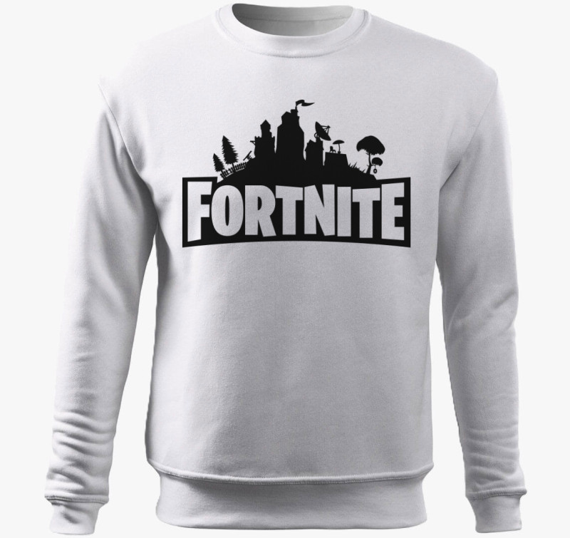 Fortnite belebújós pulóver — Fehér