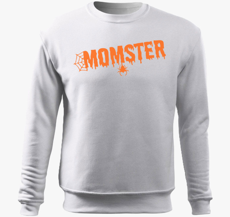 Halloween Momster belebújós pulóver — Fehér