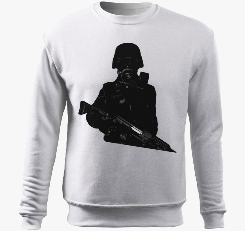 Umbrella Soldier belebújós pulóver — Fehér