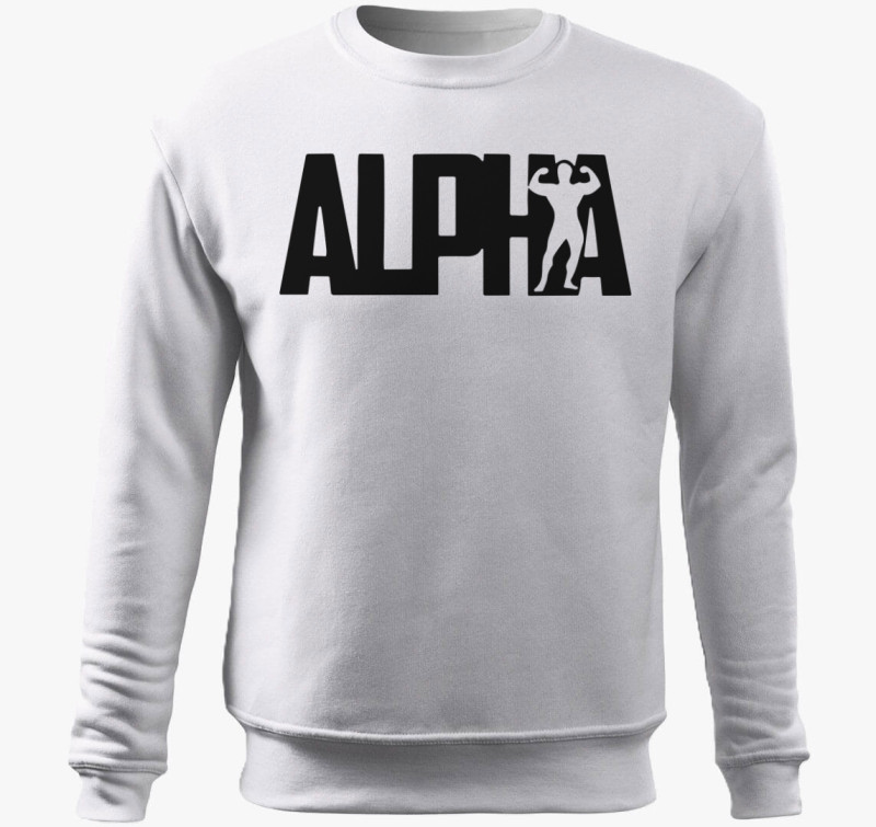Alpha belebújós pulóver — Fehér