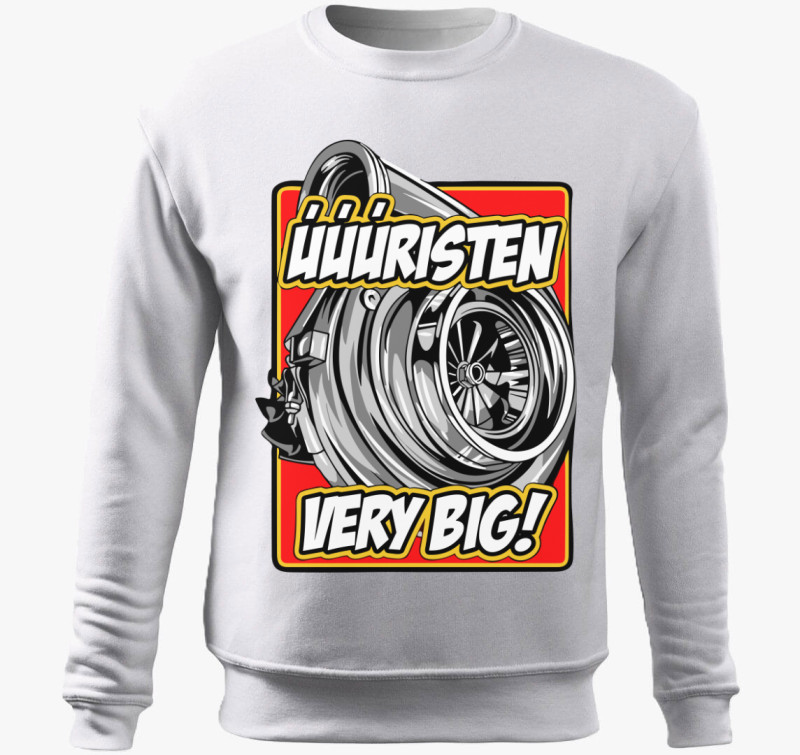 Úúúristen very big belebújós pulóver — Fehér