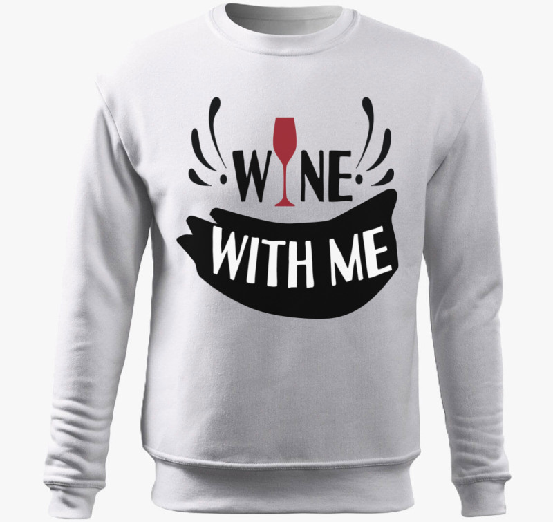 Wine belebújós pulóver — Fehér