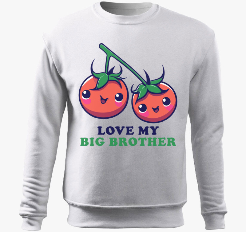 Tomato big brother belebújós pulóver — Fehér