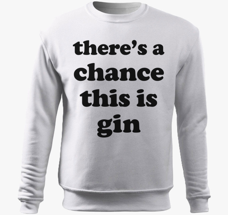 Gin chance belebújós pulóver — Fehér