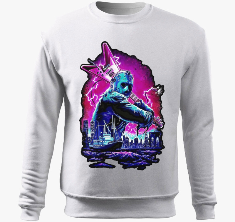 Jason New Yorkban belebújós pulóver — Fehér