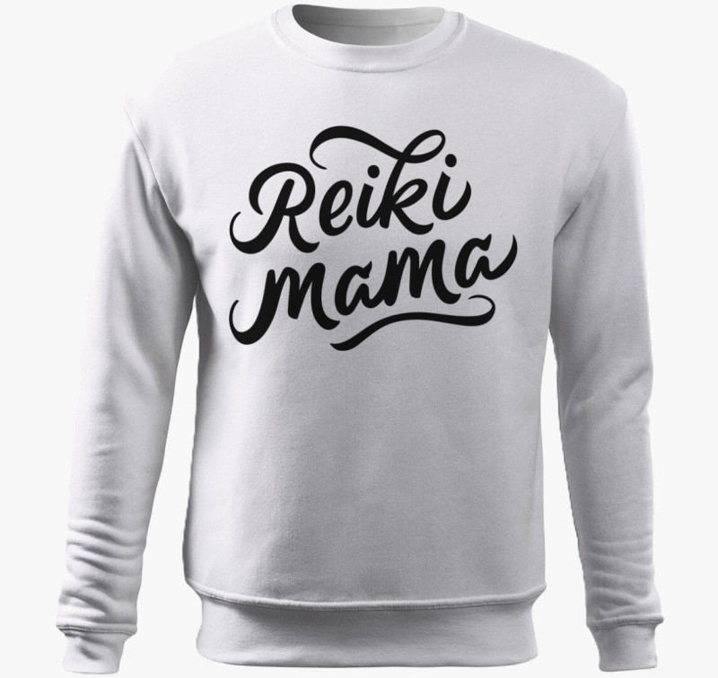 Reiki Mama belebújós pulóver — Fehér