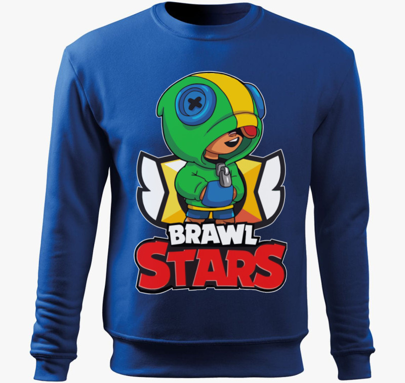 Brawl Stars - Leon belebújós pulóver — Királykék
