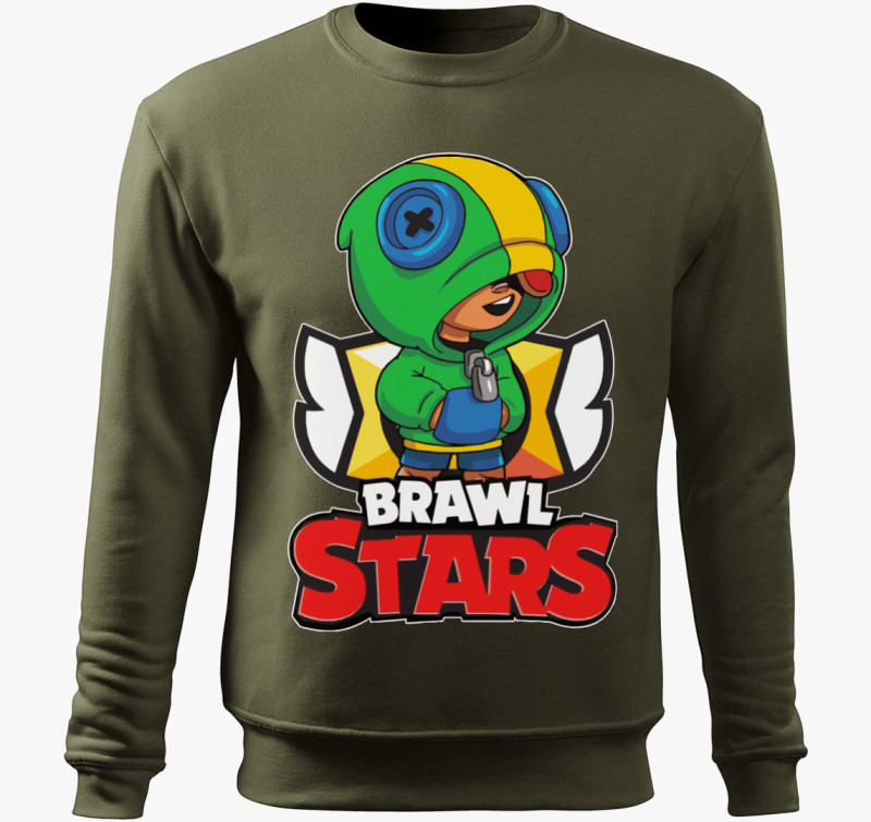 Brawl Stars - Leon belebújós pulóver — Military