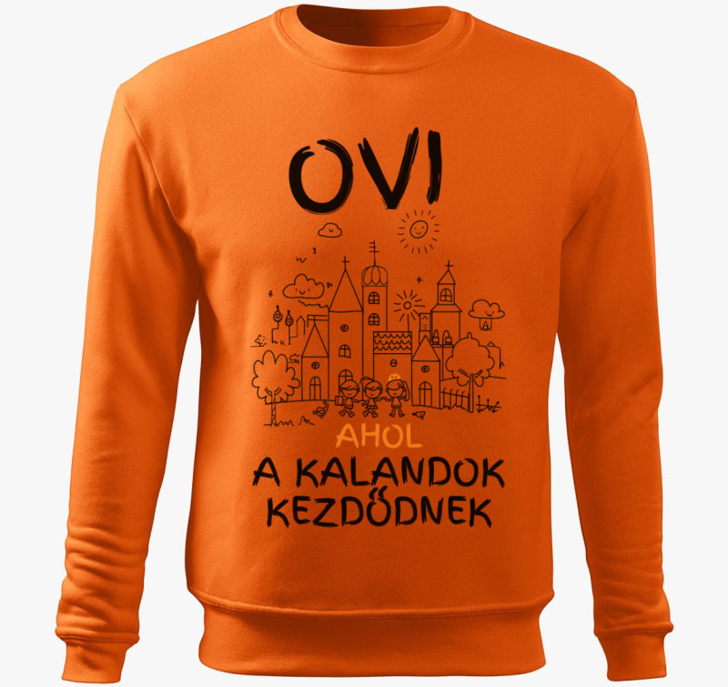 Ovi, ahol a kalandok kezdődnek belebújós pulóver — Narancs