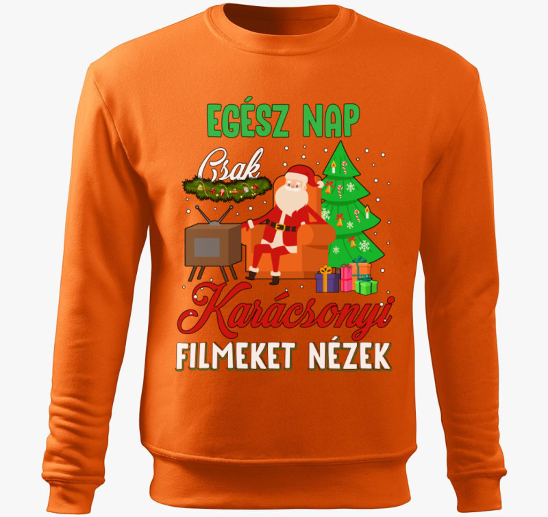 Karácsonyi filmeket nézek belebújós pulóver — Narancs