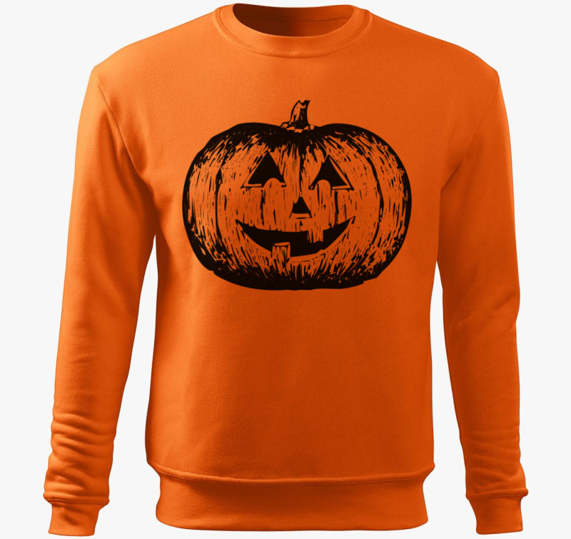 Halloween tökös belebújós pulóver — Narancs