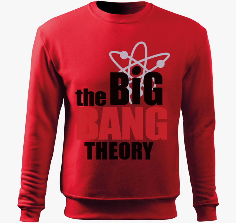 Big Bang Theory - Agymenők belebújós pulóver — Piros
