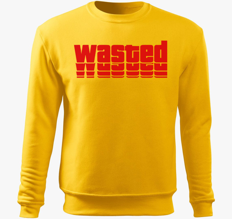 GTA Wasted belebújós pulóver — Sárga
