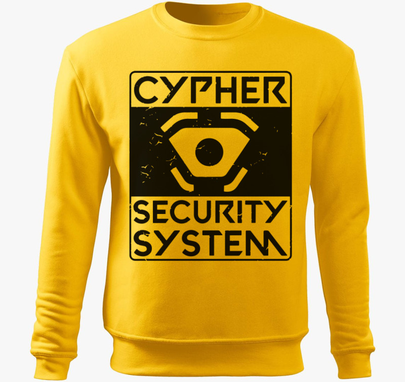 Valorant Cypher Security System belebújós pulóver — Sárga