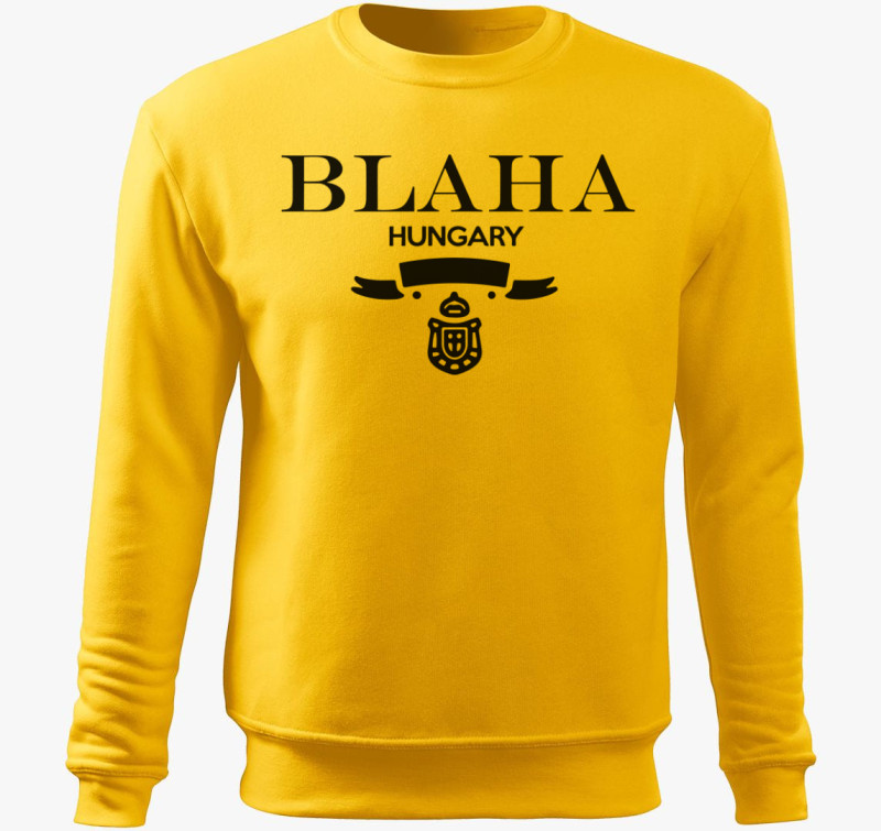 Blaha hungary belebújós pulóver — Sárga