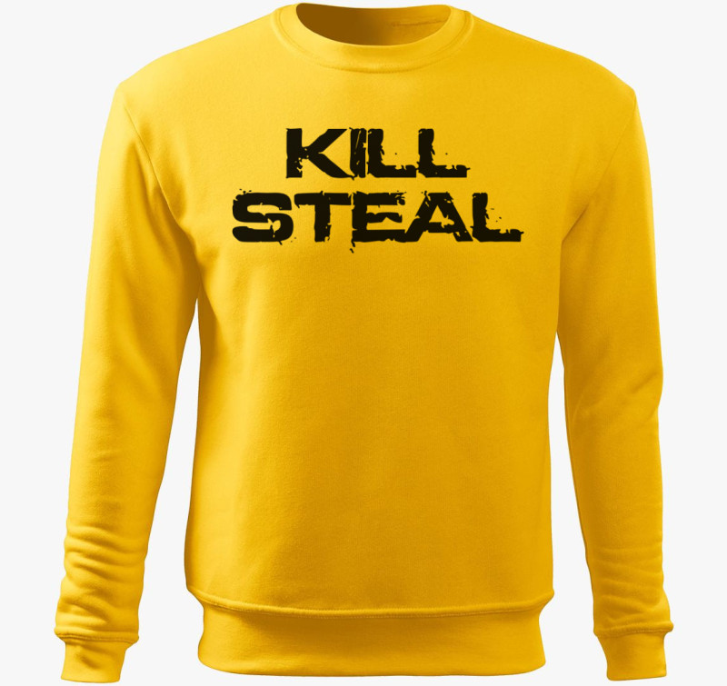 Kill steal belebújós pulóver — Sárga