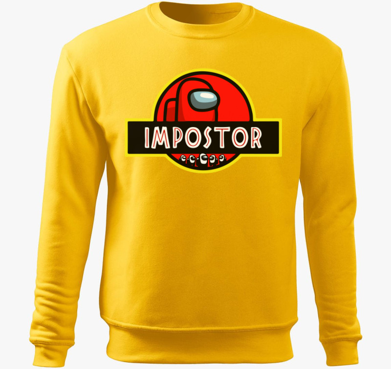 Among Us Impostor 4 belebújós pulóver — Sárga