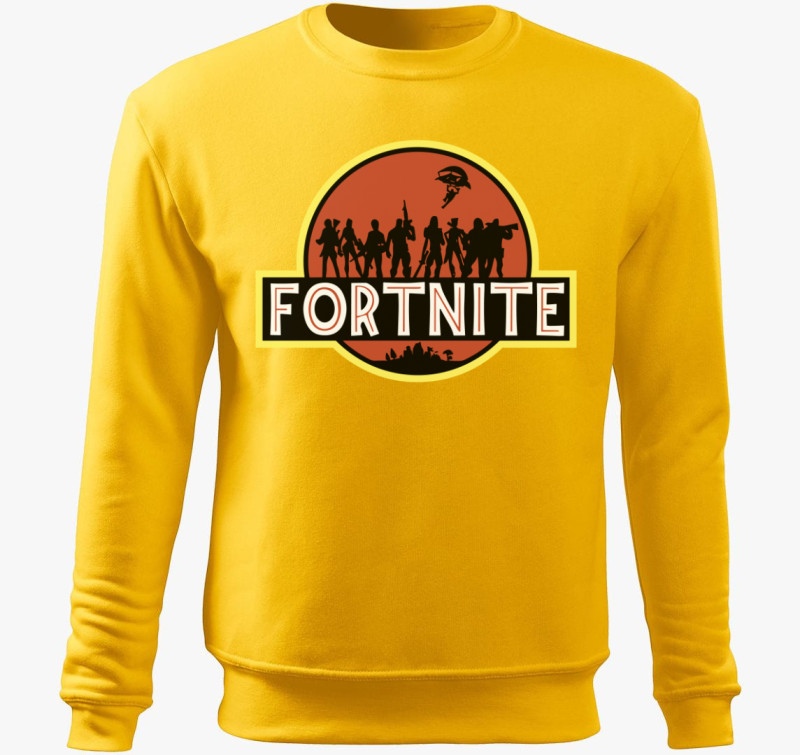 Fortnite Park belebújós pulóver — Sárga