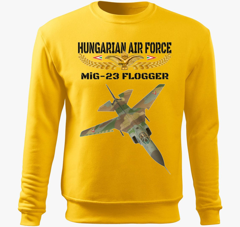 Aranysas MiG-23 2 belebújós pulóver — Sárga