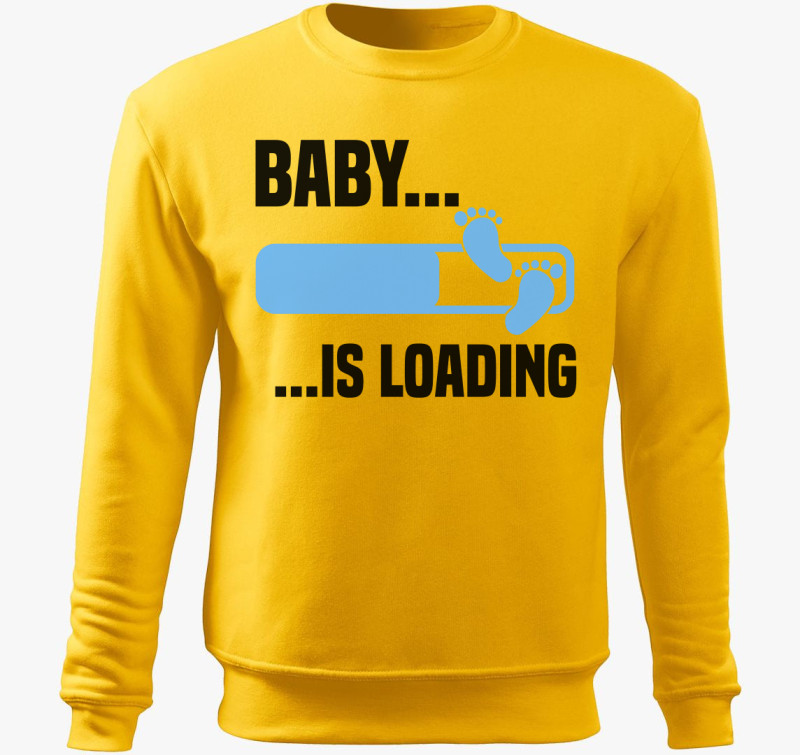 Baby is loading fiú belebújós pulóver — Sárga