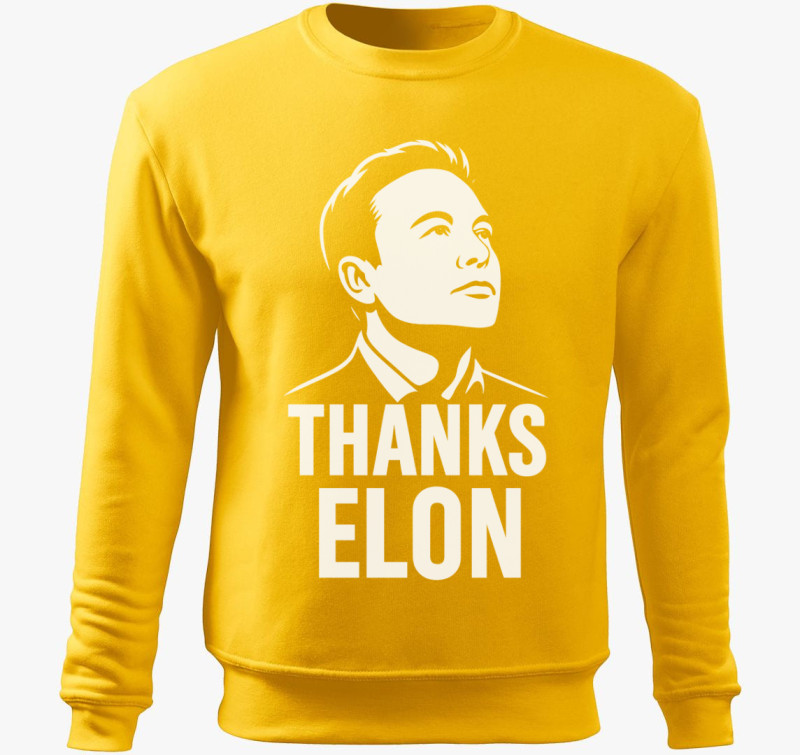 ELON belebújós pulóver — Sárga