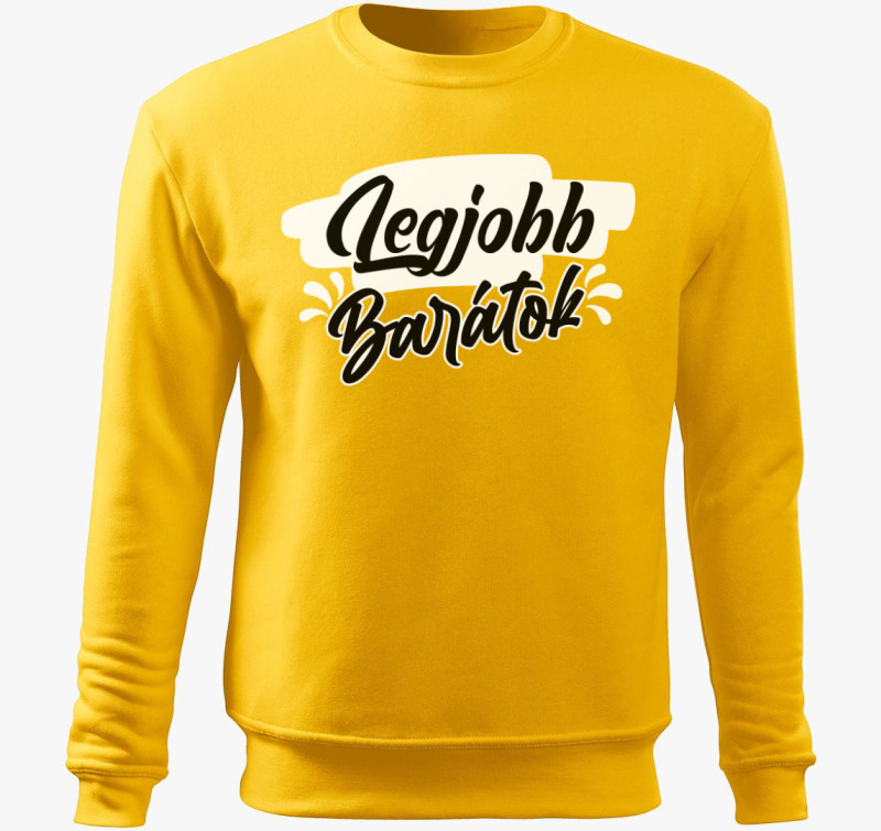 Legjobb barátos belebújós pulóver — Sárga