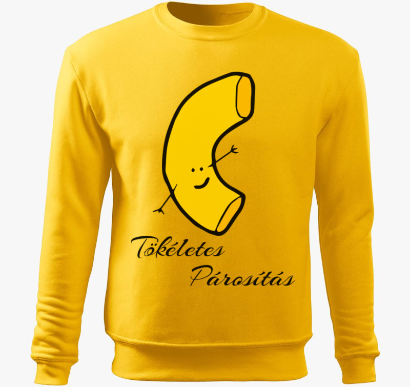 Tökéletes Párosítás - Tészta belebújós pulóver — Sárga
