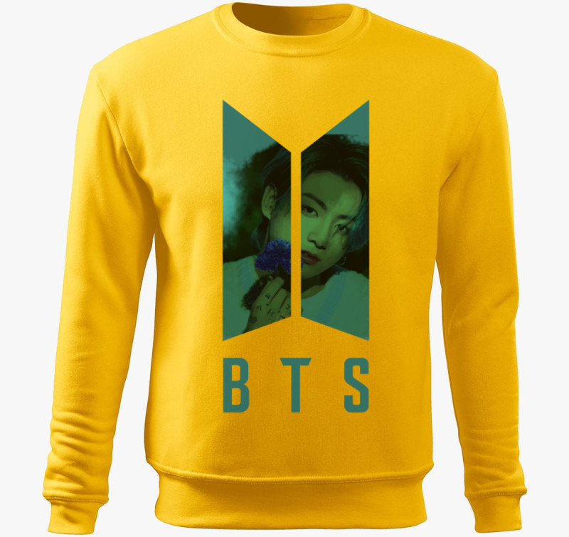 Bts-Jungkook belebújós pulóver — Sárga