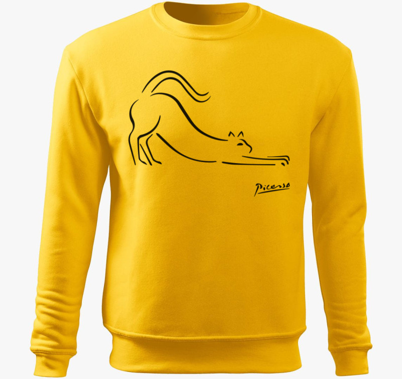 Picasso CAT belebújós pulóver — Sárga