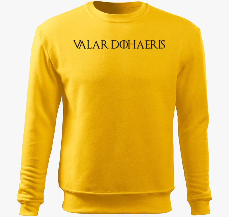 Valar dohaeris - Trónok harca belebújós pulóver — Sárga