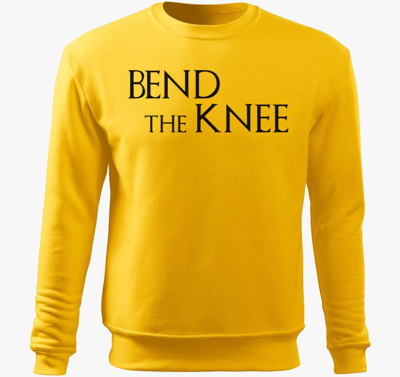 Bend the Knee - Trónok harca belebújós pulóver — Sárga